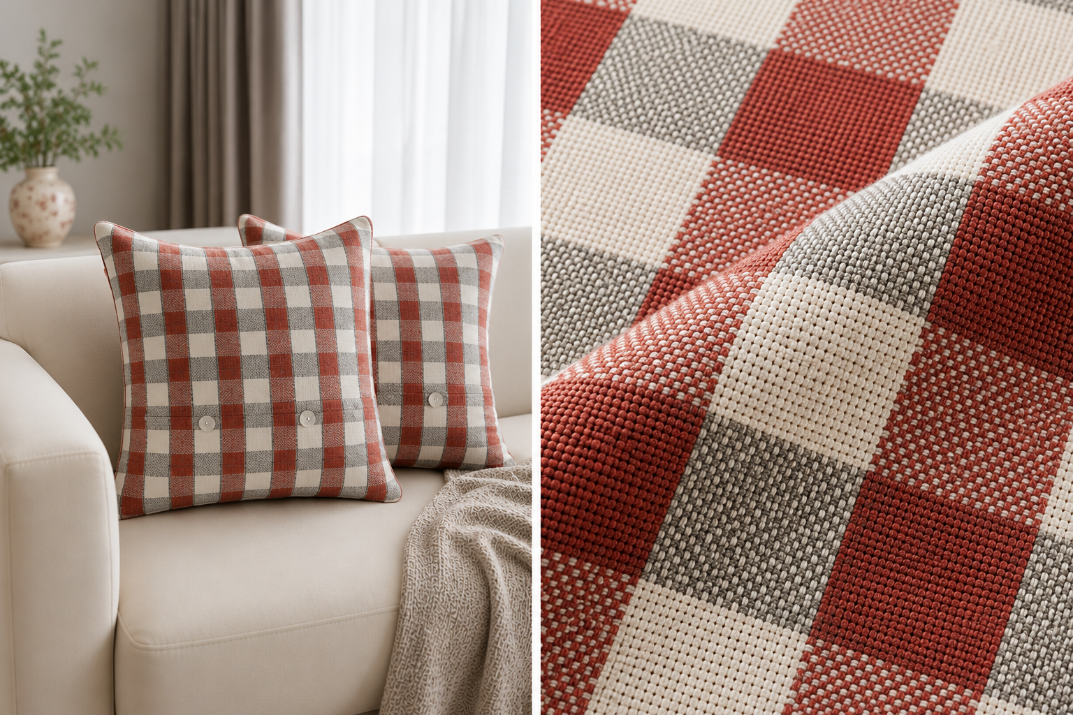 CUSHION COVERS Natural Fabrics