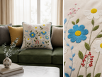 CUSHION COVERS EMBRODIERY - BED LINEN