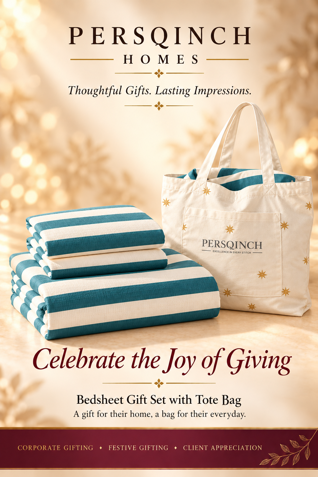 Premium Cotton Bedsheet Gift Set