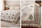 Hand block Bedspreads