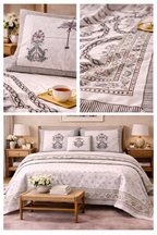 500 TC HAND BLOCK BEDSHEETS