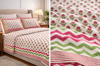 Handblock bedsheets
