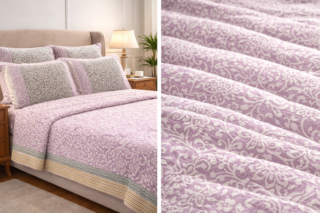 Handblock bedsheets