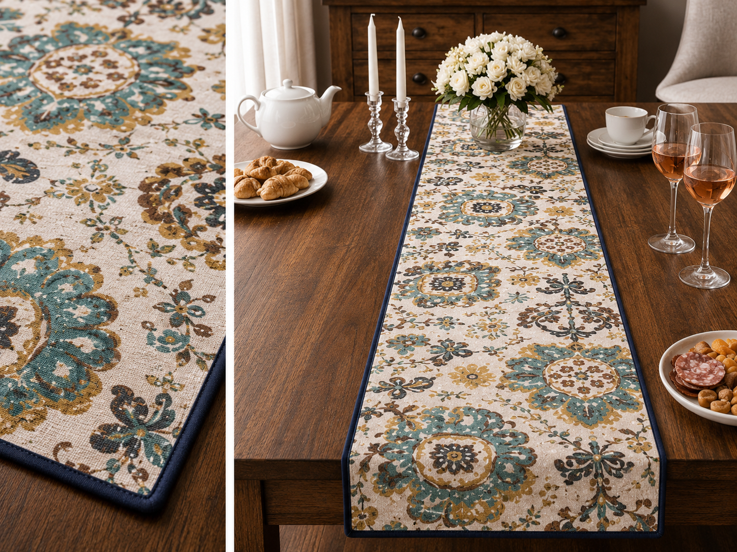 Botanical Dinning Table Runners