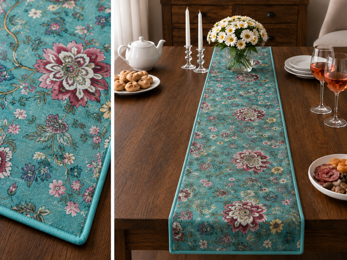 Botanical Dinning Table Runners