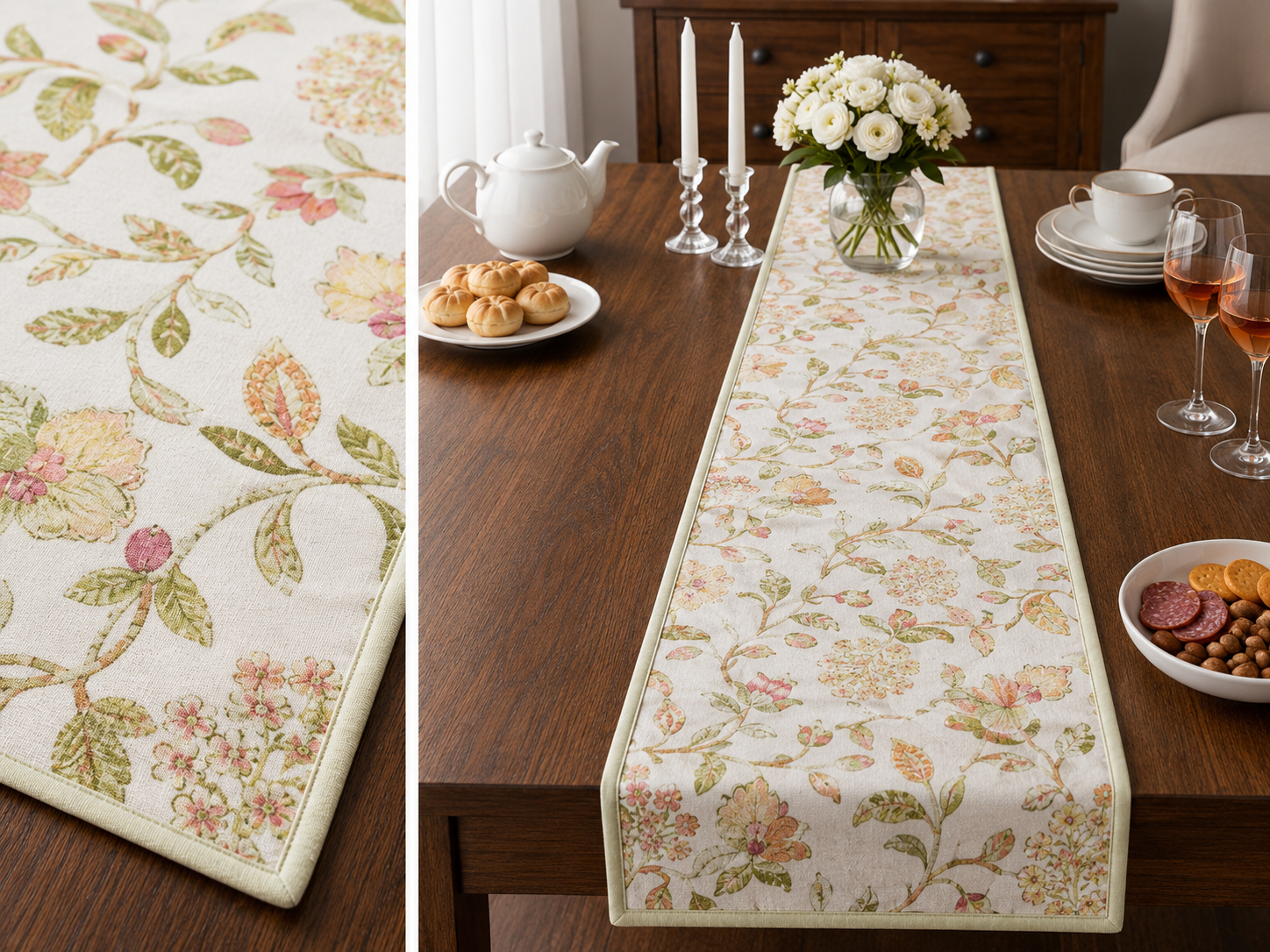 Botanical Dinning Table Runners