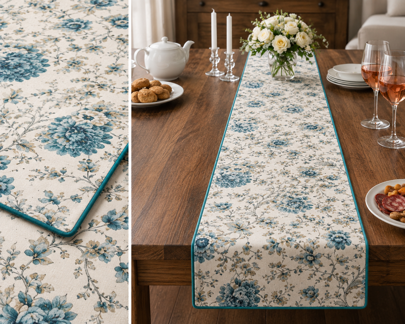 Botanical Dinning Table Runners
