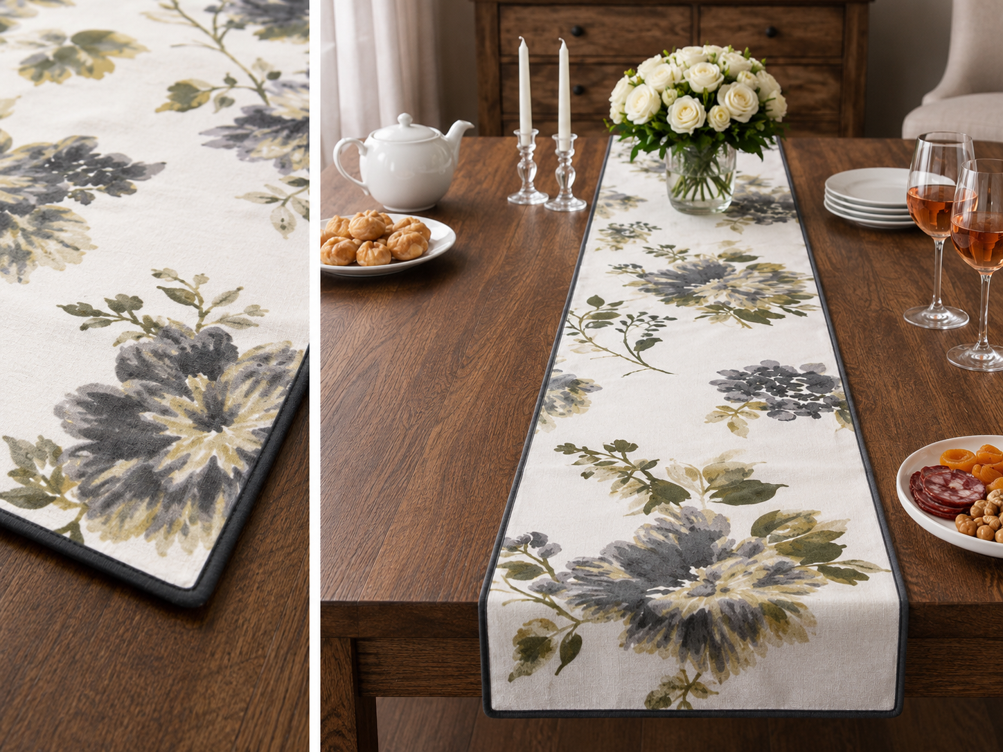 Botanical Dinning Table Runners