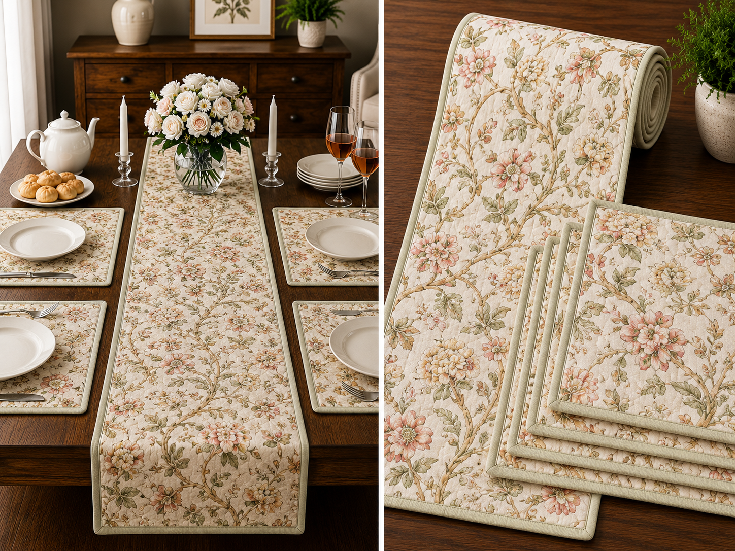 Signature Dining Runner & Placemat Set