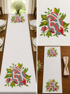 Classic Embroidered Table Runner