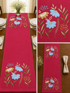 Classic Embroidered Table Runner