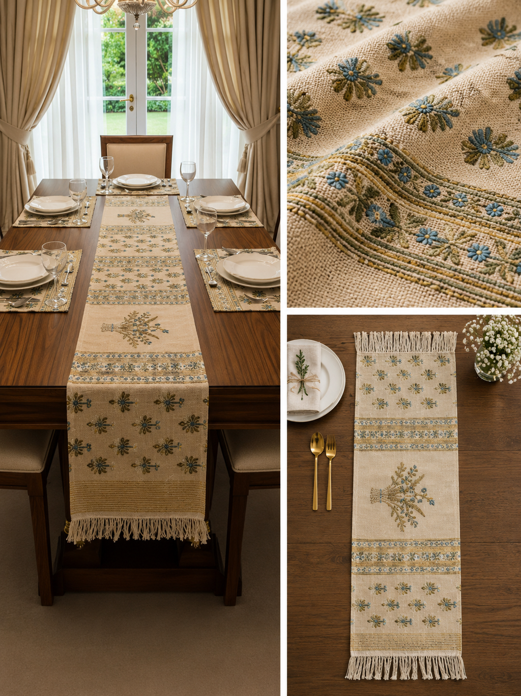 Khaddi Dinning Table Runners