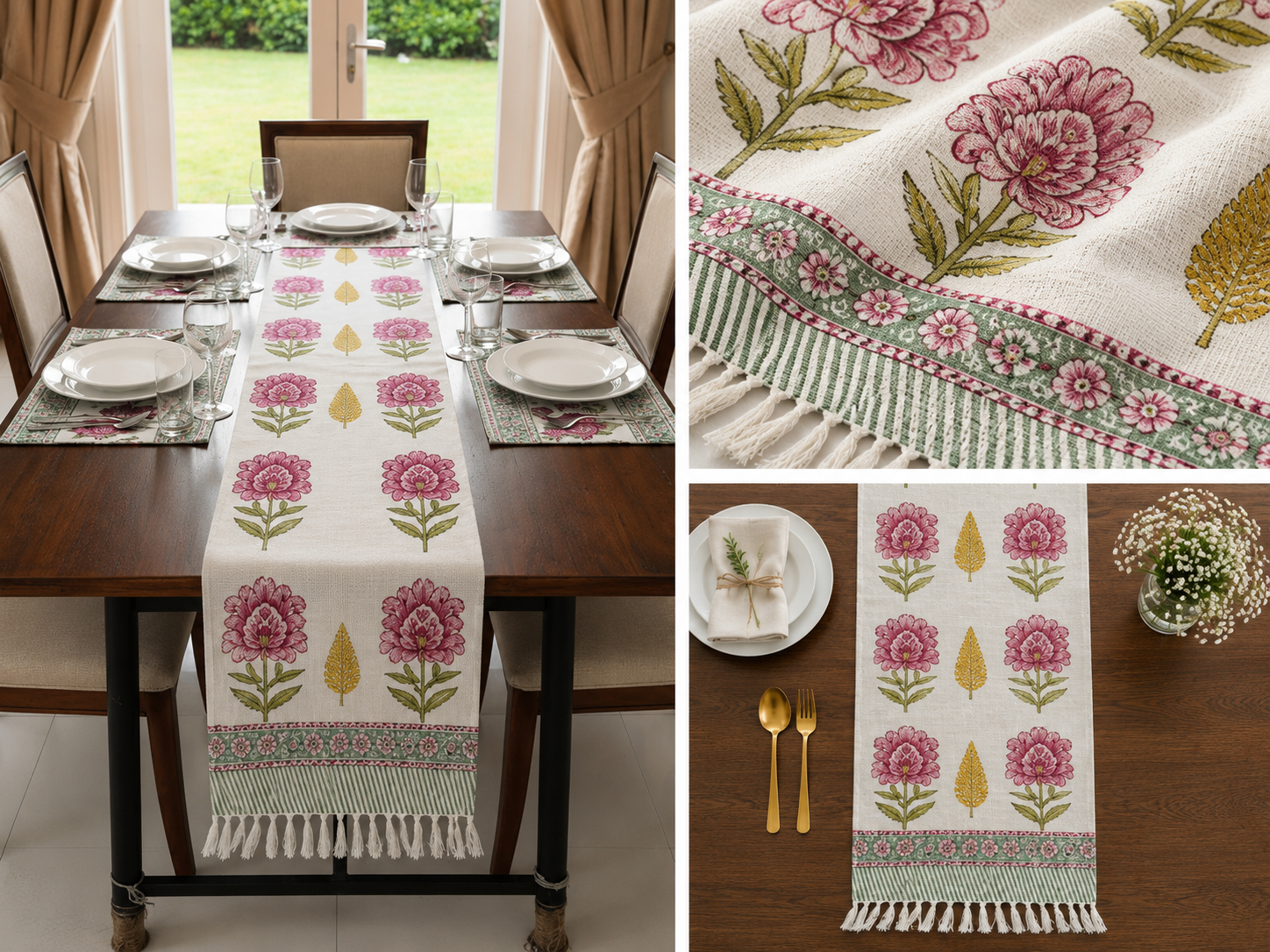 Khaddi Dinning Table Runners