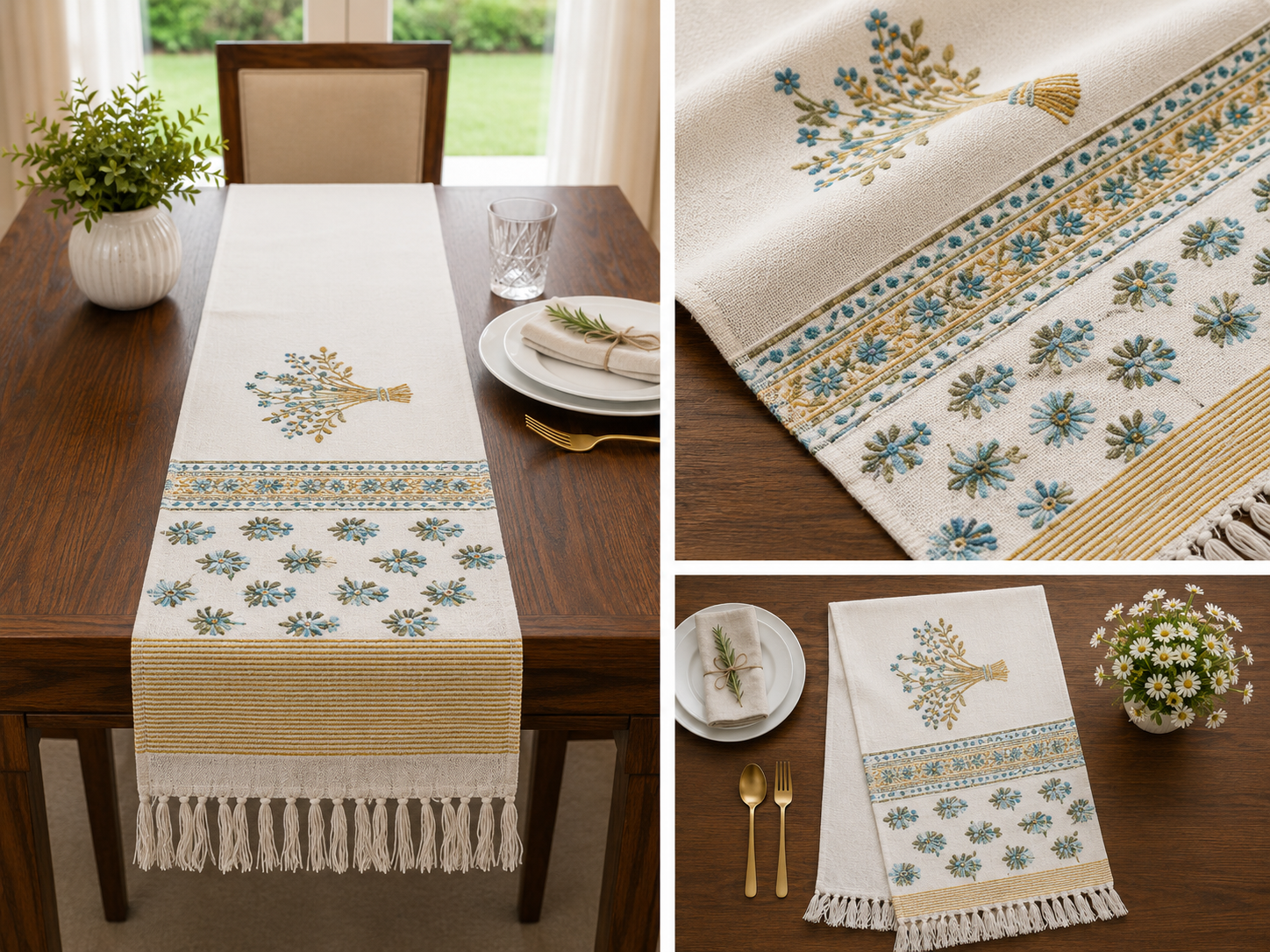 Khaddi Dinning Table Runners