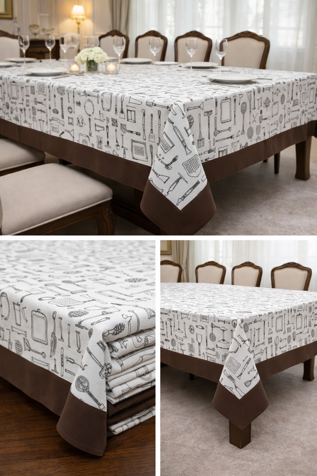 Botanical Print Table Covers
